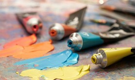 Atelier enfants : Initiation à la peinture acrylique.