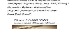 Atelier de la Guitare - Cours de guitare acoustique & electrique