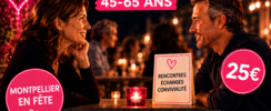 Soirée dansante célibataires + NEW SPEED DATING! 45-65 ans