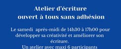 Le goût des mots - Atelier d'écriture