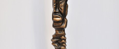 Les Helenes - sculpture bronze bois