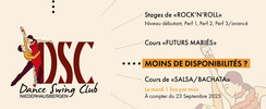Dance Swing Club - Danses et animations durant la saison de danse 2025/2026