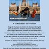 Académie d'été de Musique de Chambre à Budapest