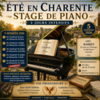 Ete, stage de piano, 3 jours intensifs 