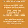 STAGES IDEOTHEATRE 5-7 ANS ET 8-12 ANS